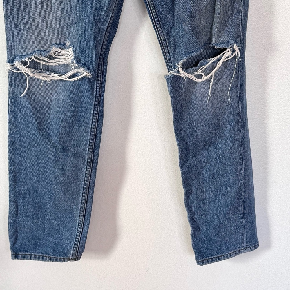 Reformation The Julia High Rise Cigarette Jean in Antigua Wash Distressed Sz 29 - Picture 6 of 15